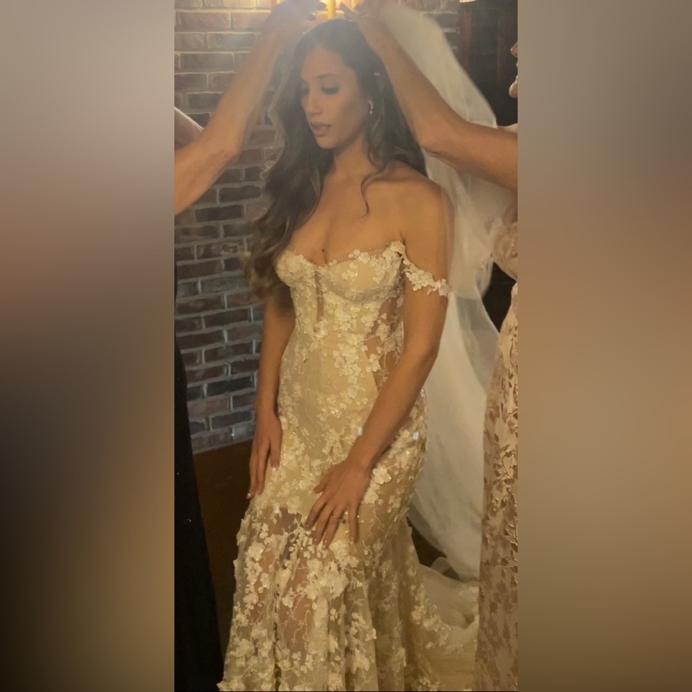 Selling used Galia Lahav “maya” dress. Worn once, and dry cleaned!